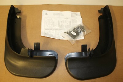 BRAND NEW GENUINE VW TOURAN 2003-2015 FRONT MUD FLAPS SET