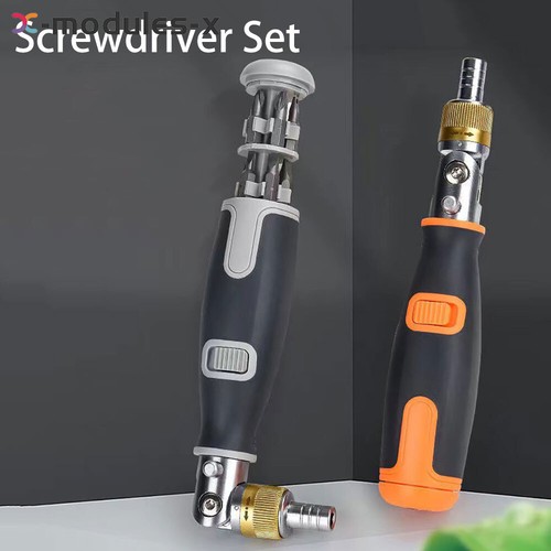 10 In 1 Portable Ratchet Screwdriver Multi Angle Multifunctional Screwdriver Set - Picture 10 of 14