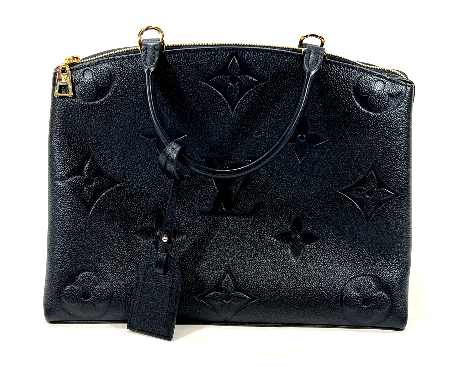 Louis Vuitton Grand Palais MM Monogram Empreinte Leather Tote in Black M45811-image