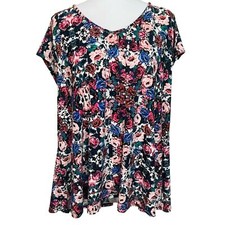 Show Me Your Mumu Blue Pink Floral Carter Tunic Size XS