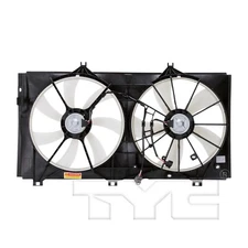 For 2007-2012 Lexus ES350 Dual Radiator and Condenser Fan Assembly TYC 2008 2009
