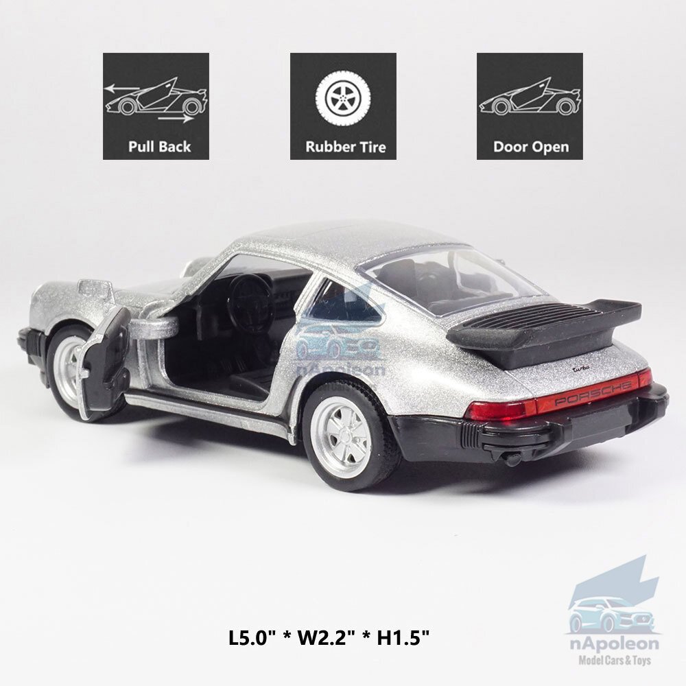 1/36 Porsche 911 Turbo 1978 Model Car Diecast Toy Vehicle