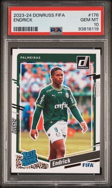 ENDRICK 2023-24 Donruss FIFA Rated Rookie #176 Palmeiras ENDRICK 2023-24 Donruss FIFA Rated Rookie #176 Palmeiras