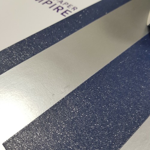 Debona Athena Midnight Blue Navy Silver Glitter Greek Key Wallpaper 4009 - Picture 3 of 8