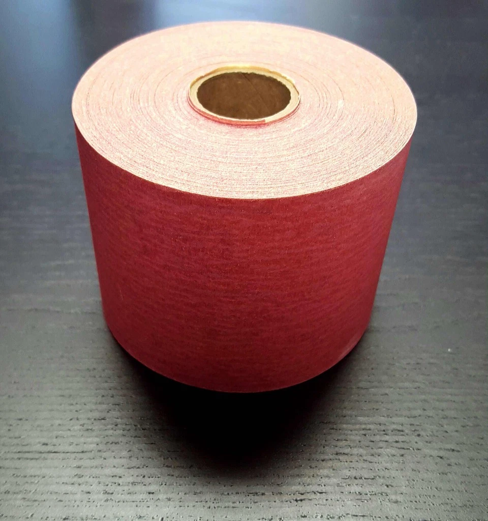 3M Red Sandpaper 240 Grit Continuous Roll stick it for longboard and block