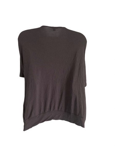 Tinley Road Womens Gray Blouse Size L Cowl Neck Short Sleeves Rayon Top - Picture 5 of 9