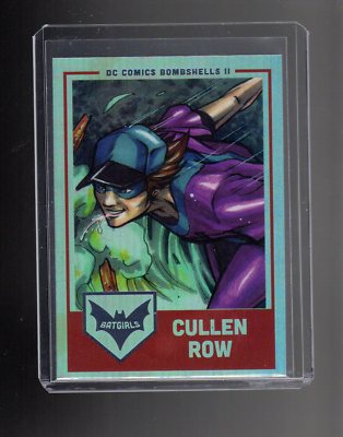 2018 Cryptozoic DC Bombshells 2 Gullen Row  RAINBOW FOIL G3 card