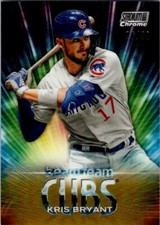 2020 Topps Stadium Club Chrome Beam Team Gold Refractor /50 Kris Bryant #BT-20