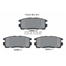 Satz Bremsbeläge Bremsklötze hinten für Opel Antara A L07 id92012