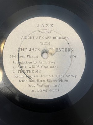 Art Blakey w/ Jazz Messengers A Night at Cafe Bohemia (1956) no label original