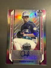 2022 Leaf Metal Draft Pink Refractor Andrew Painter RC AUTO 3/20