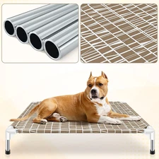 Elevated Dog Bed - Raised Pet Cot, Medium Size, Portable Indoor & Outdoor Dog...
