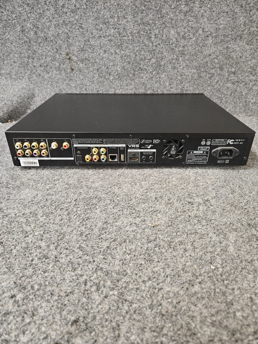 Oppo BDP-83 Blu-ray Player for sale online | eBay