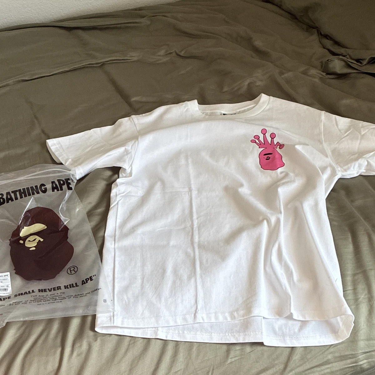 A Bathing Ape Pink Regular Shirts for Men for sale | eBay