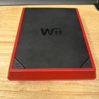 Nintendo Wii Mini Red Black CONSOLE ONLY Tested And Working