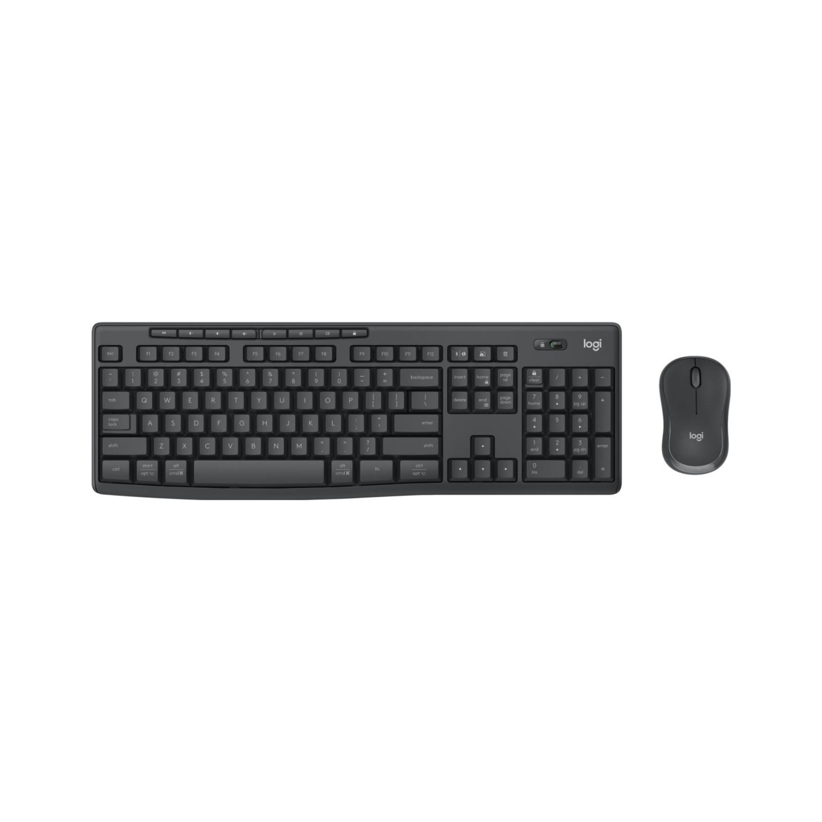 Logitech Graphite Mk370 Wireless + Bluetooth Keyboard & Mouse Combo - Image 5
