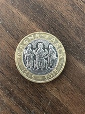 2015 Magna Carta £2 Two Pound Coin Circulated - Free Post