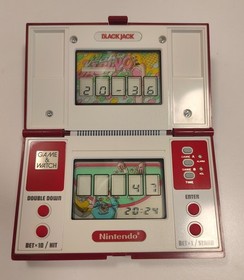 Nintendo Game and Watch Black Jack BJ-60