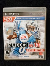 Madden NFL 13 - Bonus Edition (Sony PlayStation 3, 2012) Mint