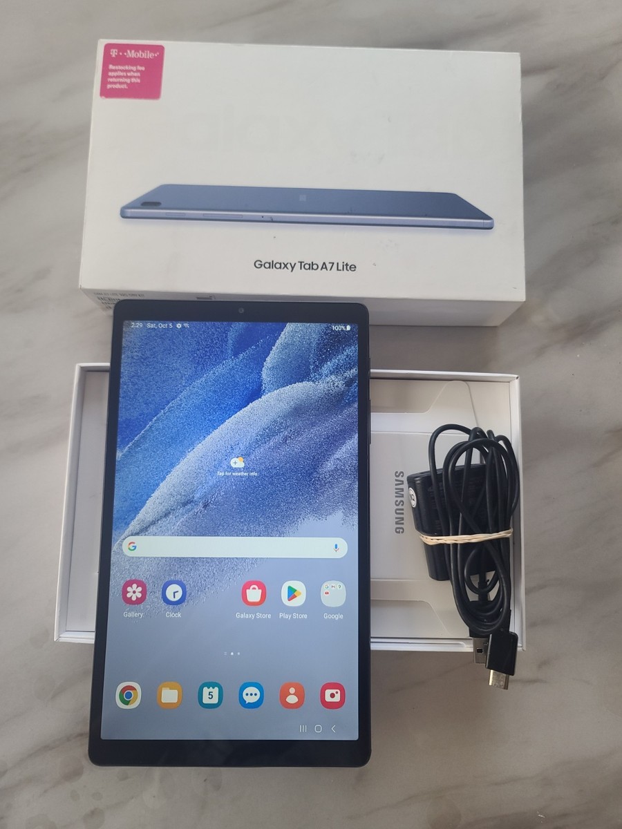 Samsung Galaxy Tab A7 Lite SM-T227U 32GB Gray T-Mobile Android