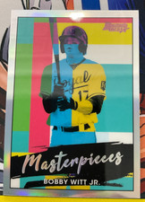 2021 Bowmans Best Baseball #BM-12 Bobby Witt Jr. Masterpieces Insert