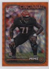 2024 Topps Chrome Rookies Orange Wave Refractor 17/25 Amarius Mims #271 z1r