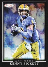 2022 Sage High Series Artistry Black #ART-KP Kenny Pickett