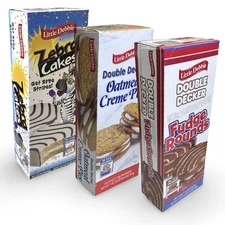 Little Debbie Mega Sized Cakes Combo Packs | Includes: Oatmeal Double Decker Rou