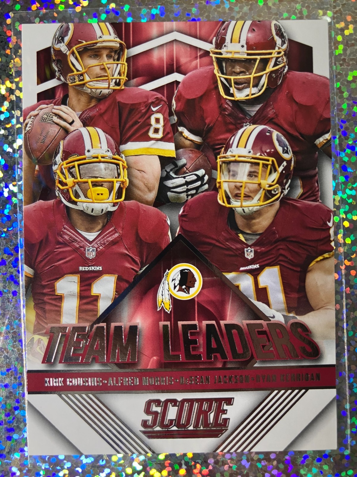 2015 Score Team Leaders 8 Kirk Cousins, Alfred Morris, DeSean Jackson
