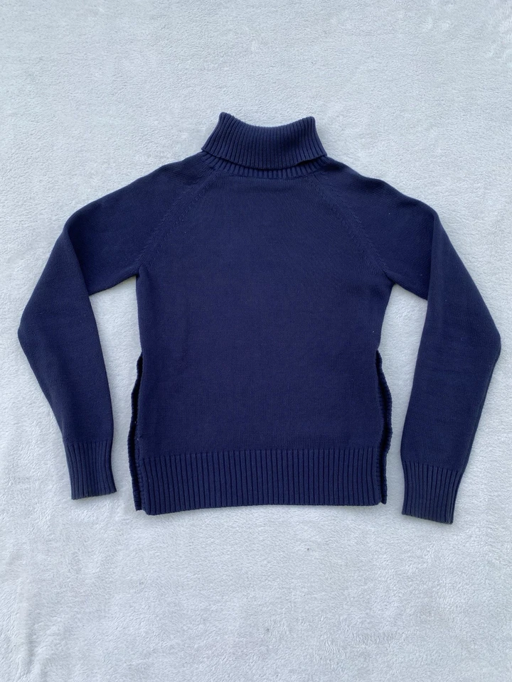 Polo Ralph Lauren American Flag 100% Cotton Sweater Navy Sz M Vintage 90’s Y2K - Image 2 of 4