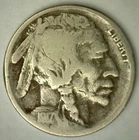 1917 S Buffalo Indian Head Nickel 5c Coin GOOD Circulated San Francisco