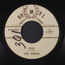 DINOS: que / gaviota manosa RAMAL 7" Single 45 RPM