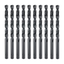 Image of 15/64" M35 High-Speed Steel HSS Twist Drill Bits with 15/64" Round Shank, 10pcs