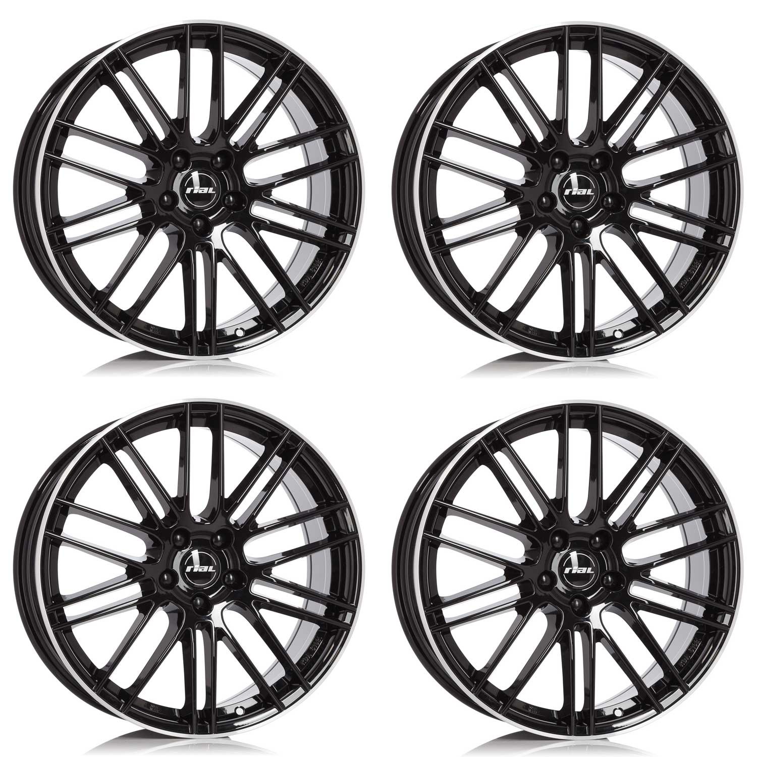 4 Rial Kibo wheels 8.0Jx18 ET42 5x112 SWHP for FORD Galaxy