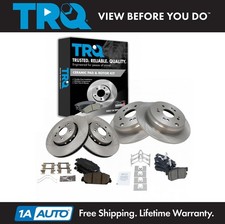 TRQ Front & Rear Premium Posi Ceramic Disc Brake Pads & Rotors Kit for Acura RDX