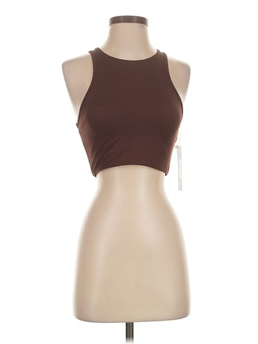 ALLFENIX Women Brown Tank Top S