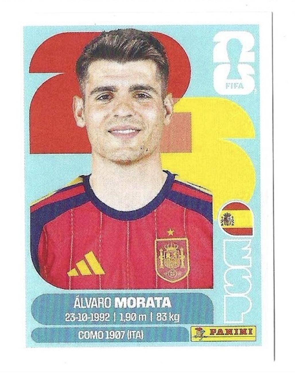 ALVARO MORATA Panini FIFA World Cup 2026 Sticker #ESP19 Spain