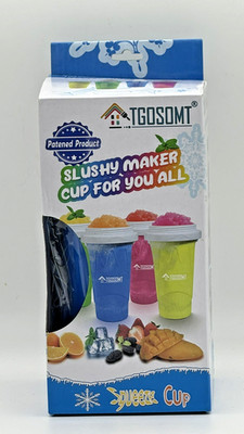TGOSOMT Slushy Maker Cup Squeeze Cup Brand New in Box Freeze Squeeze Enjoy