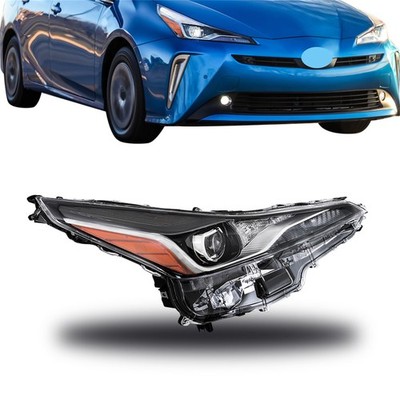 Passenger Side Headlights Black DRL for Prius 2019 2020 2021 2022 8114047870