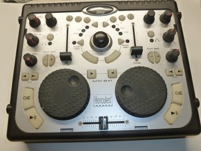 Hercules DJ Control MP3 2-Deck/2-Kanal DJ-Controller tragbar USB Loop sw/si