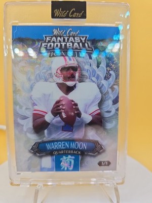 2023 Wild Card Fantasy Football Kanji Warren Moon Color Match 1/1 #FMKFPL2-WM