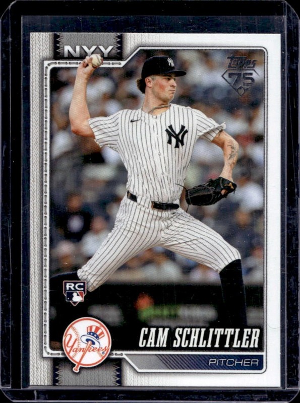 2026 Topps Cam Schlittler RC Rookie #111 New York Yankees