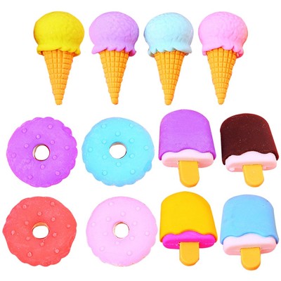  12pcs Multifunktions-Radiergummi eraser Delicate Kindergummi tragbare