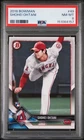 SHOHEI OHTANI 2018 BOWMAN ROOKIE RC #49 PSA 8 NM-MINT LA DODGERS MVP! #151084157