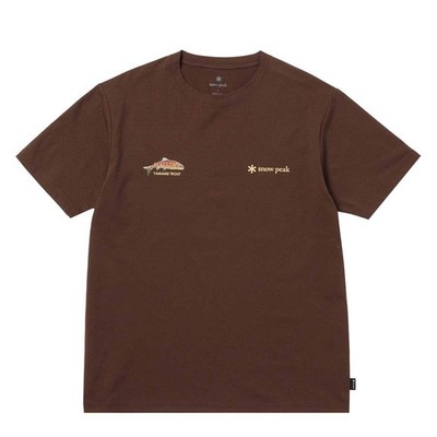 Snow Peak Northland Trout Dry T-Shirt Brown