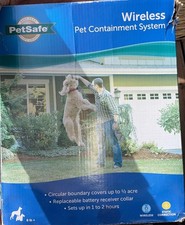 PetSafe PIF-300 Wireless Fence Pet Containment System With Collar Open-Box