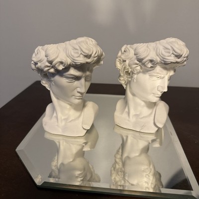 Greek Micheal Angelo David Vases Set of 2