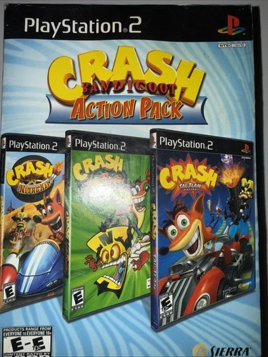 Crash Bandicoot Action Pack (Sony PlayStation 2, 2007)
