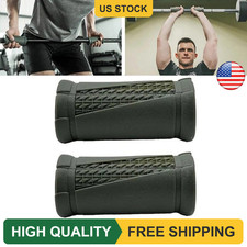 NEW Angled rotating barbell grips, ergonomic handles reduce joint stress