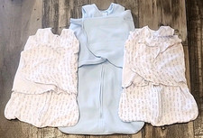 Lot of 3 Newborn Halo Sleep Sack Swaddles Baby Infant 0-3 Newborn 3-6 Mo